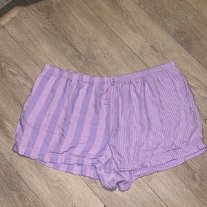 Joyspun Lavender Purple Striped Pj shorts 🩳